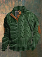 Marco | Suéter casual con estampado 3D para hombre