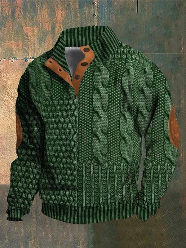 Marco | Suéter casual con estampado 3D para hombre