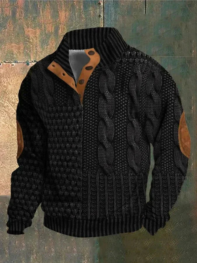 Marco | Suéter casual con estampado 3D para hombre