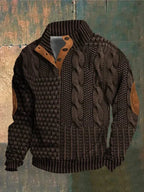 Marco | Suéter casual con estampado 3D para hombre
