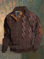 Marco | Suéter casual con estampado 3D para hombre