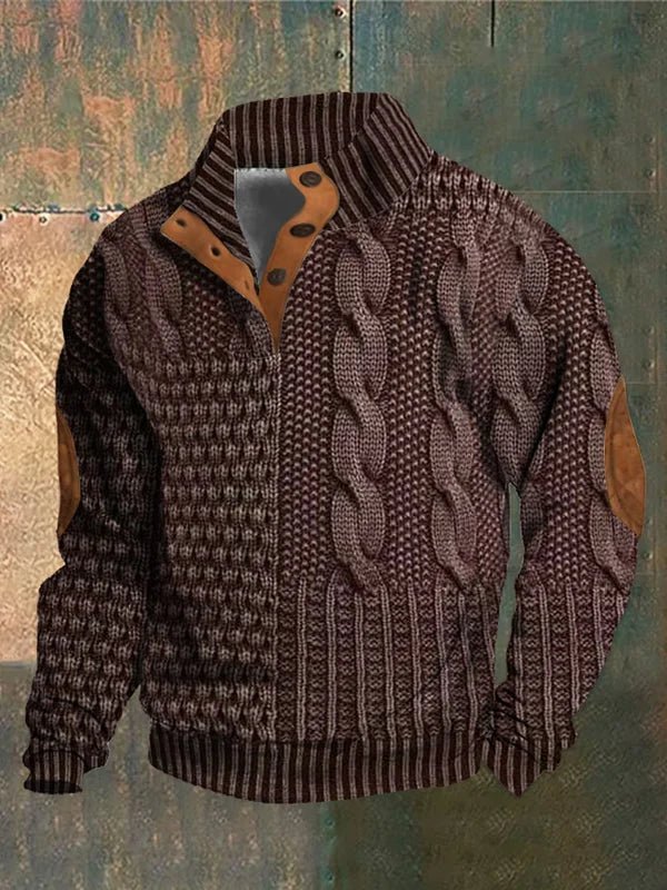 Marco | Suéter casual con estampado 3D para hombre