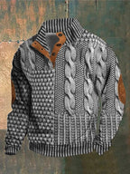 Marco | Suéter casual con estampado 3D para hombre