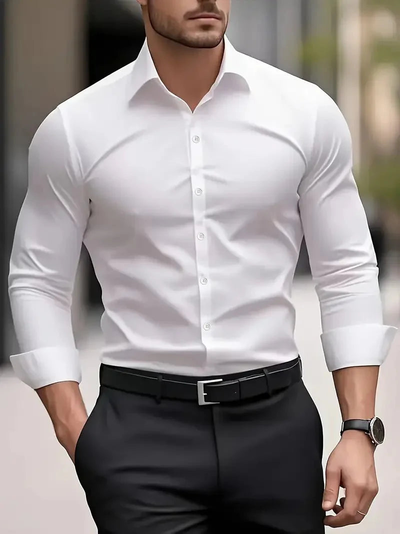 Marcus | Camisa elástica premium