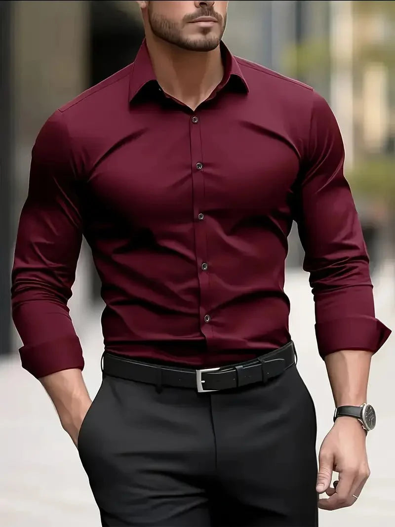 Marcus | Camisa elástica premium