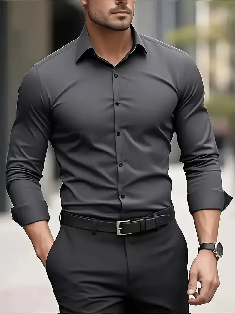 Marcus | Camisa elástica premium
