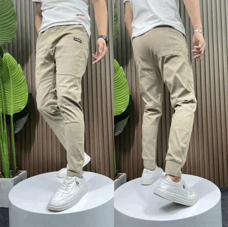 Maurits | Pantalón Cargo Elástico con Bolsillos Prácticos