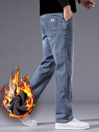 Morris | Pantalón de Invierno Slim Casual con Pernera Ancha