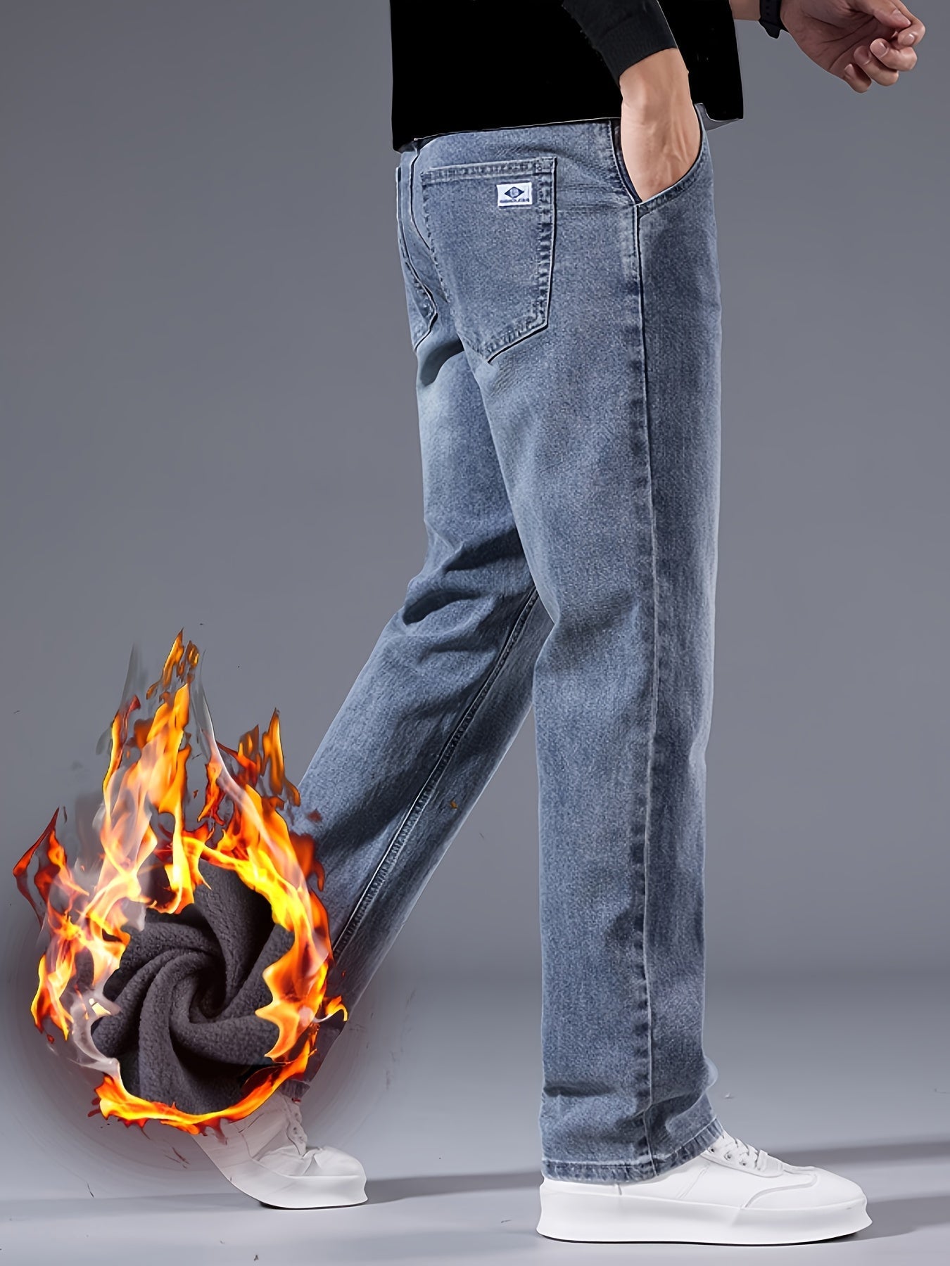 Morris | Pantalón de Invierno Slim Casual con Pernera Ancha