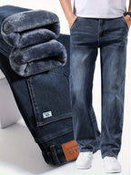 Morris | Pantalón de Invierno Slim Casual con Pernera Ancha