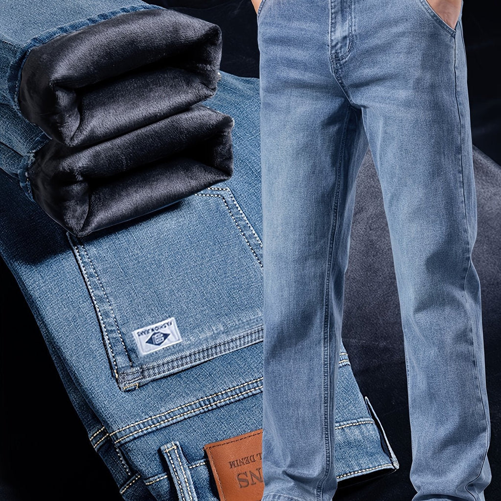 Morris | Pantalón de Invierno Slim Casual con Pernera Ancha
