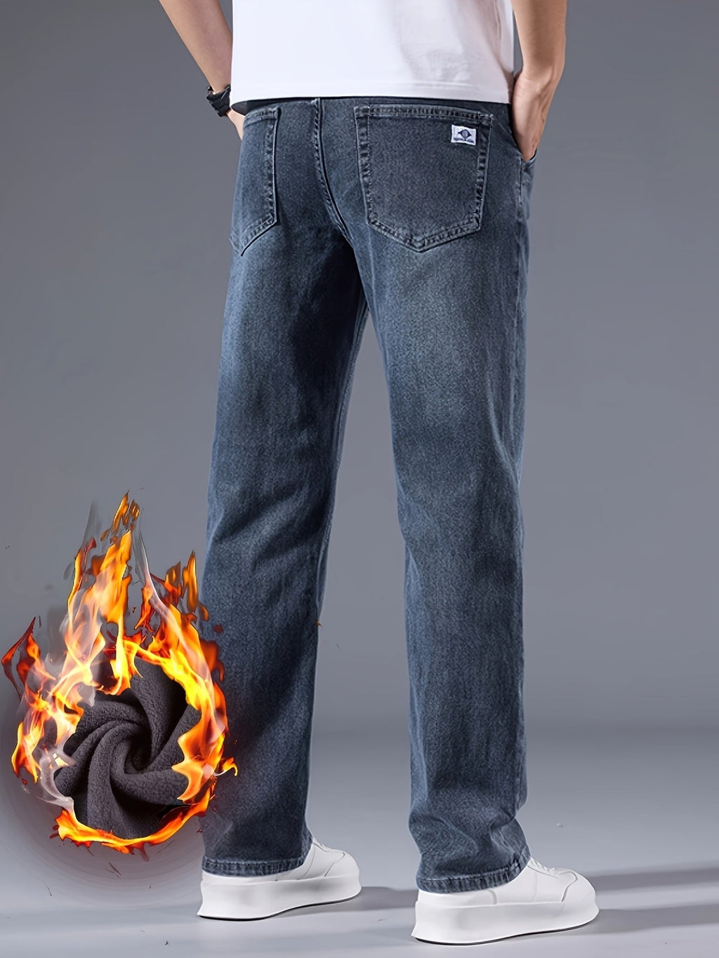 Morris | Pantalón de Invierno Slim Casual con Pernera Ancha