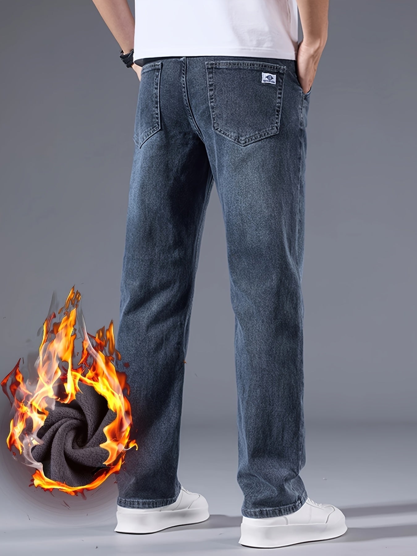 Morris | Pantalón de Invierno Slim Casual con Pernera Ancha