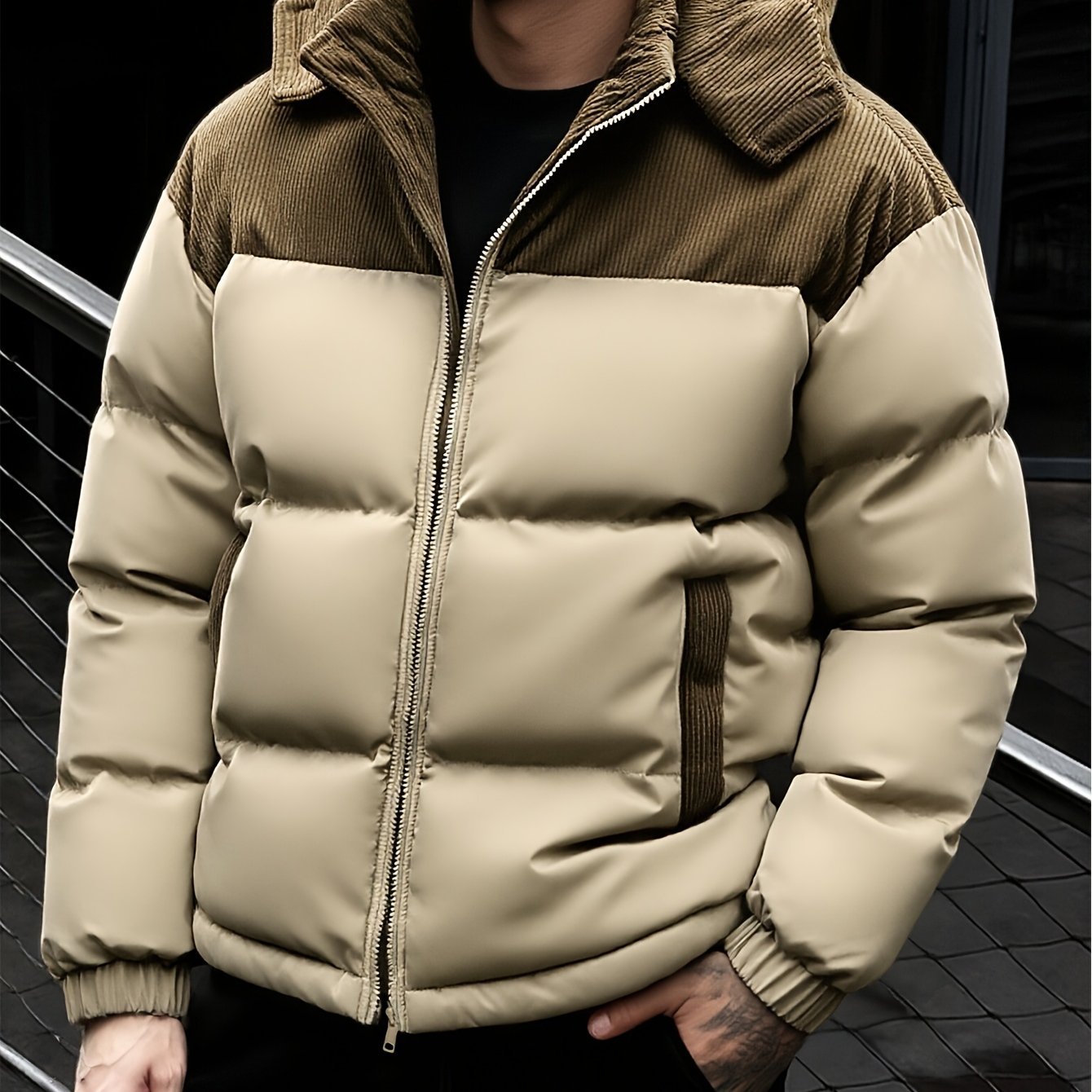 Niek | Chaqueta de invierno con capucha para hombre