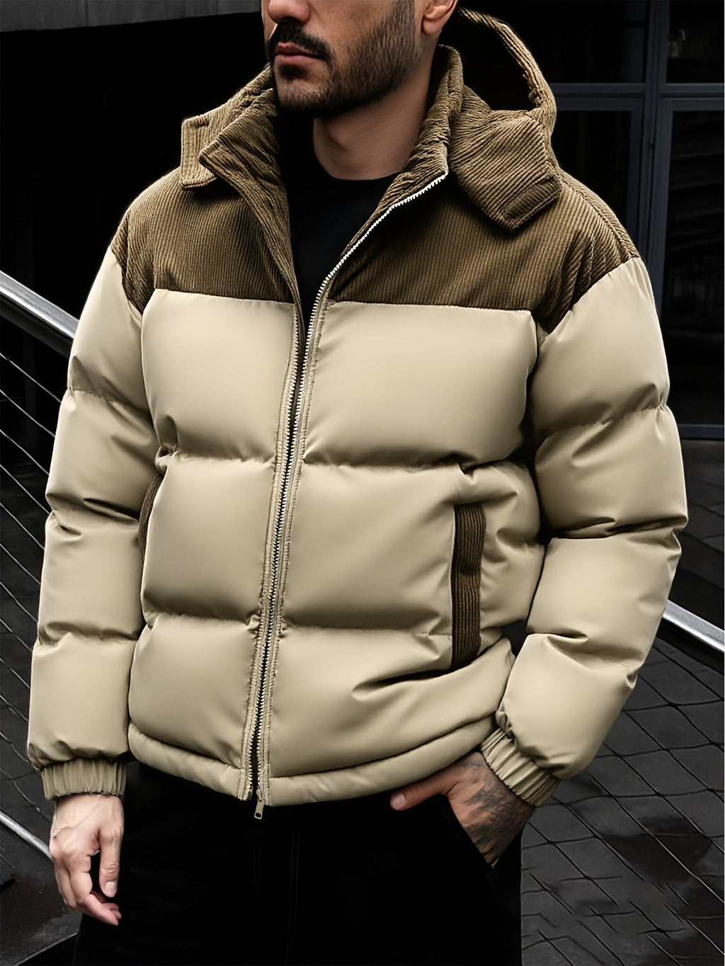 Niek | Chaqueta de invierno con capucha para hombre