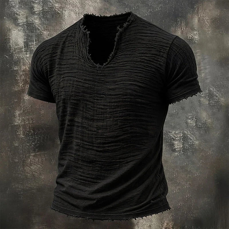 Gorvel - Camiseta Vintage Slim Fit