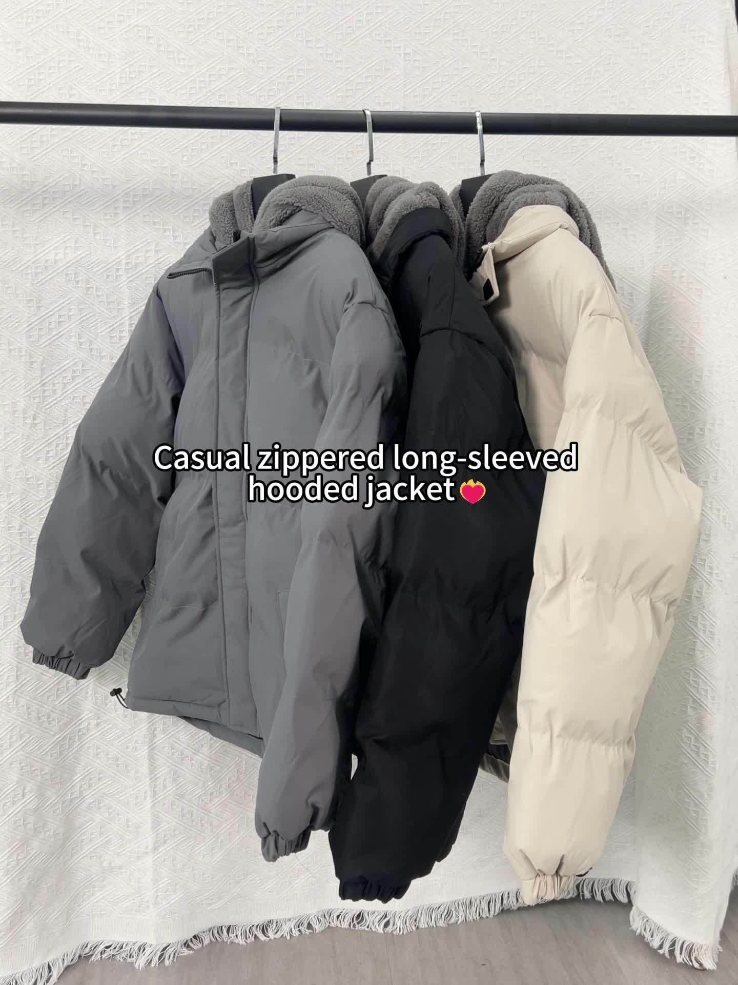 Pieter | Conjunto de invierno forrado de dos piezas con capucha para hombre
