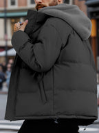 Pieter | Conjunto de invierno forrado de dos piezas con capucha para hombre