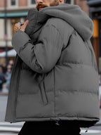 Pieter | Conjunto de invierno forrado de dos piezas con capucha para hombre