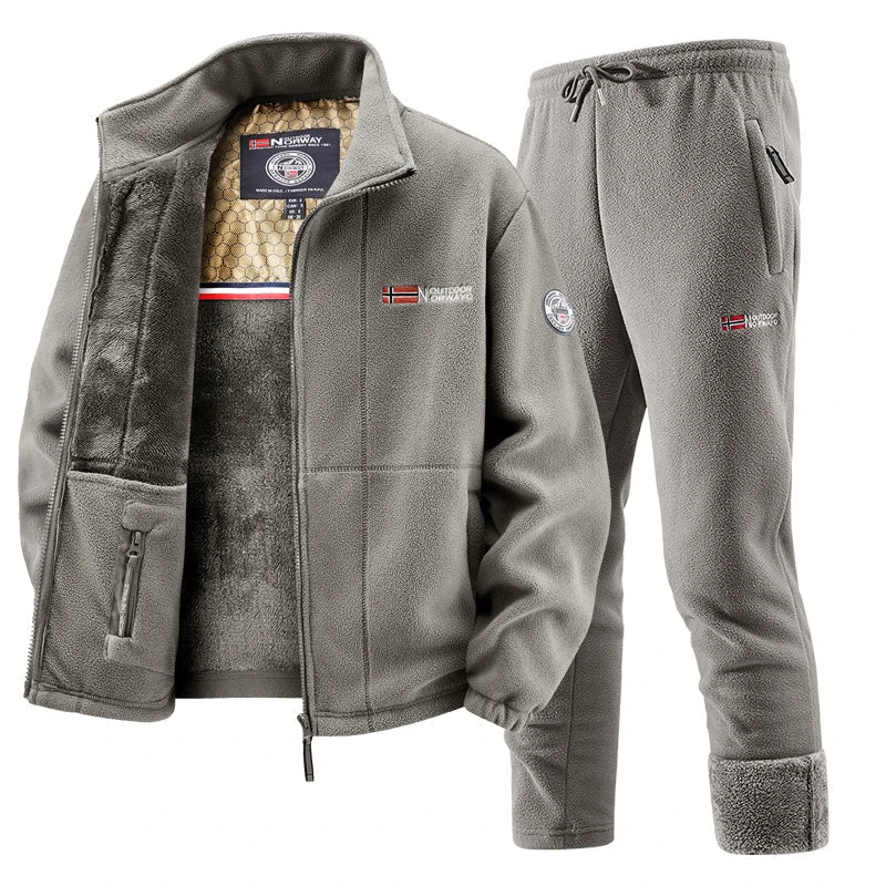 Outdoor Norway | Conjunto de invierno premium forrado en fleece para hombre