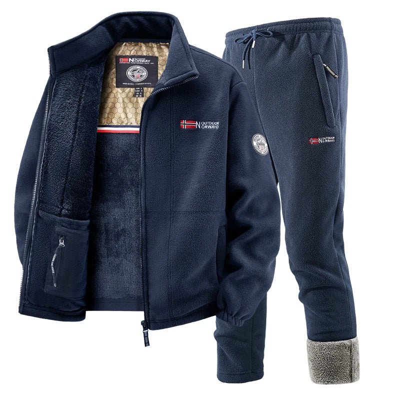 Outdoor Norway | Conjunto de invierno premium forrado en fleece para hombre