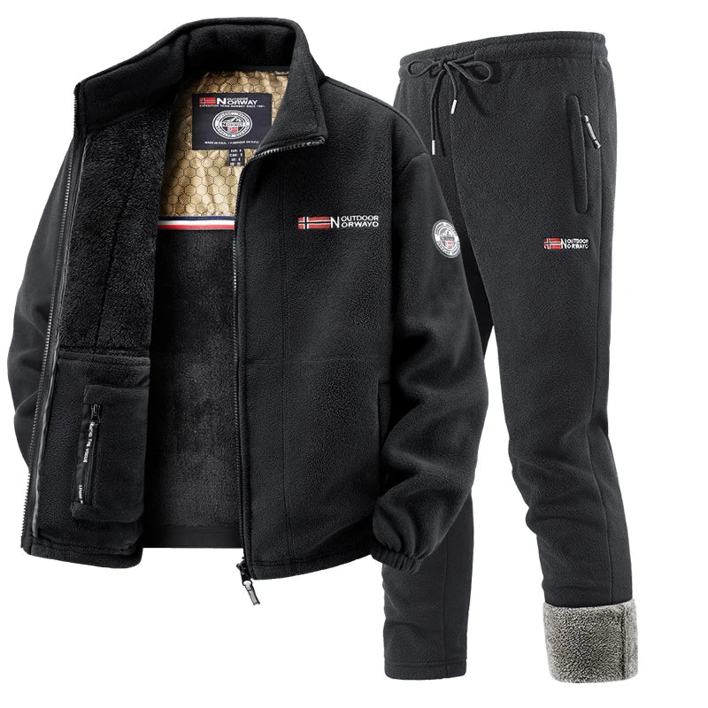 Outdoor Norway | Conjunto de invierno premium forrado en fleece para hombre