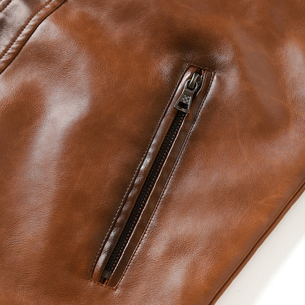 Ricardo – Chaqueta de cuero Cruiser