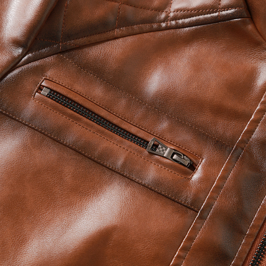Ricardo – Chaqueta de cuero Cruiser