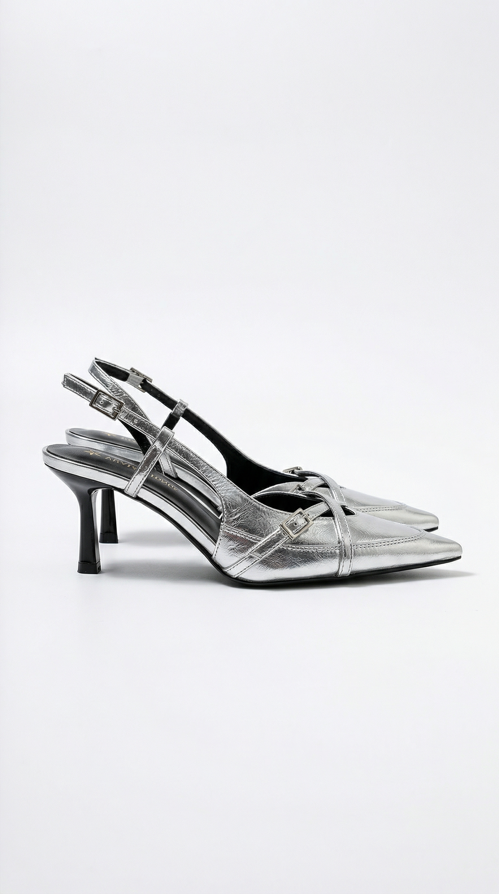 Zapatos de tacón con talón abierto y hebilla de Samantha