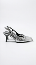 Zapatos de tacón con talón abierto y hebilla de Samantha