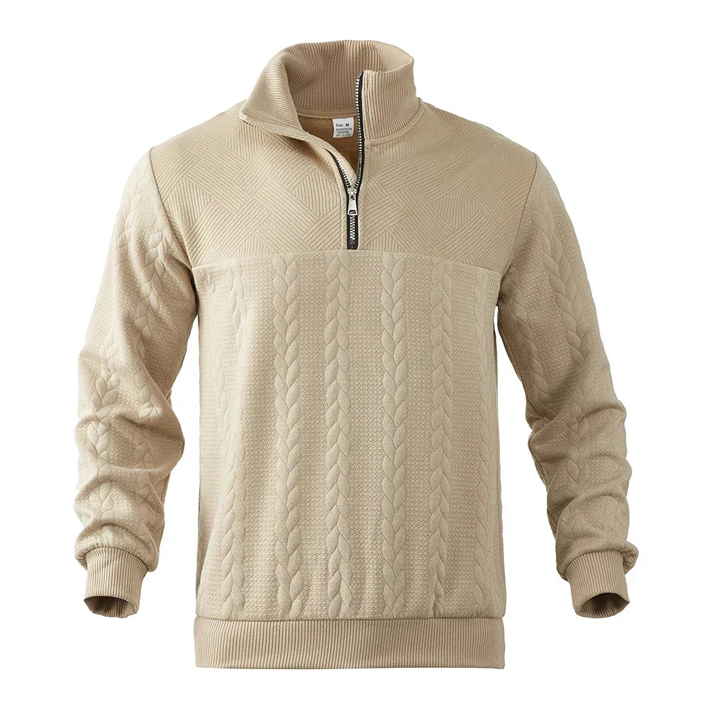 Van Elst Mode® | Chaqueta de Punto con Cremallera