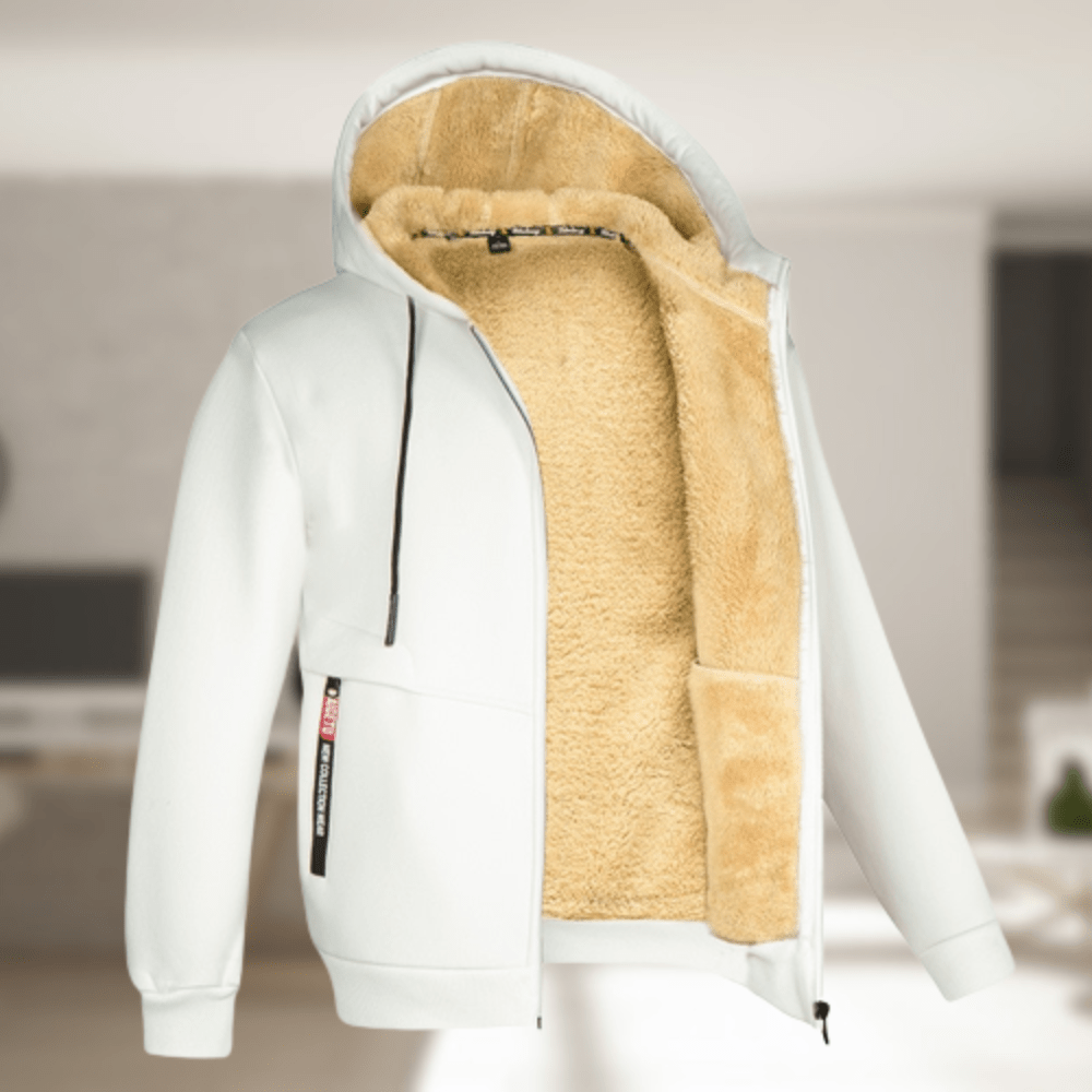Silas | Chaqueta de invierno con capucha y forro de fleece