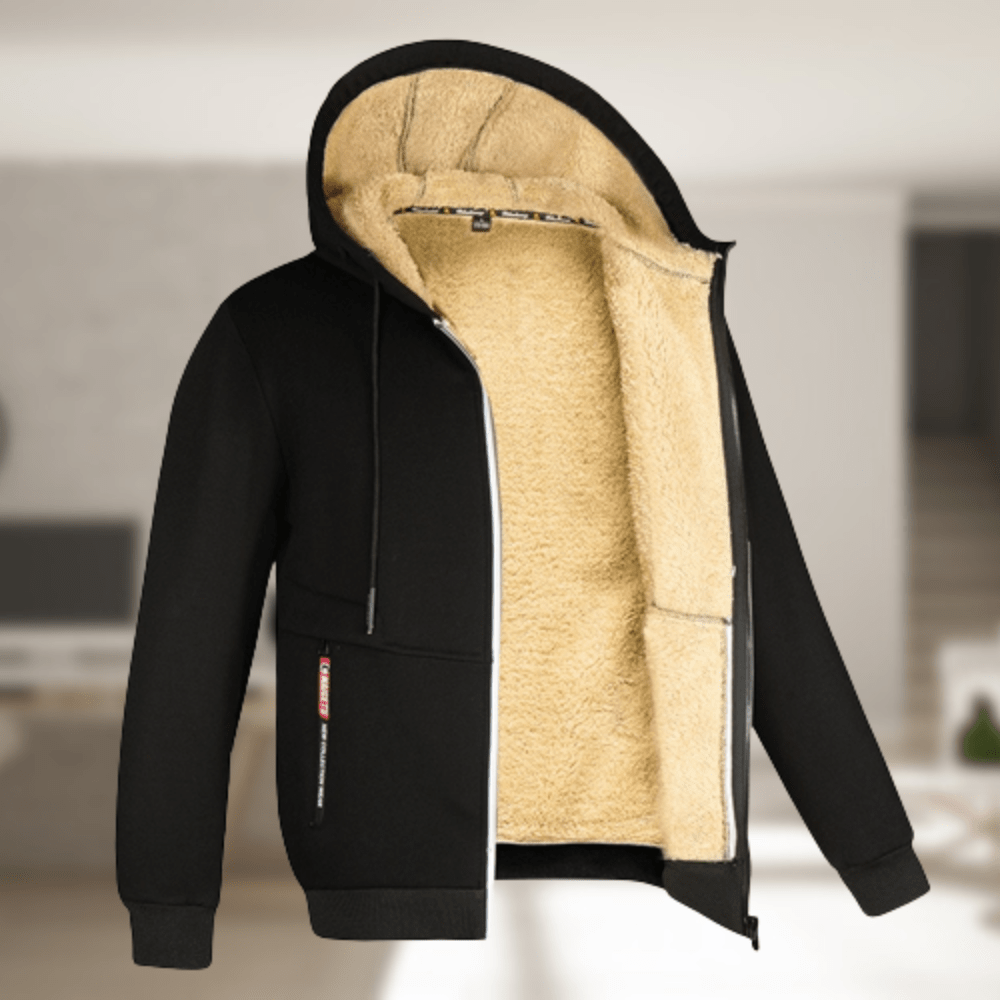 Silas | Chaqueta de invierno con capucha y forro de fleece