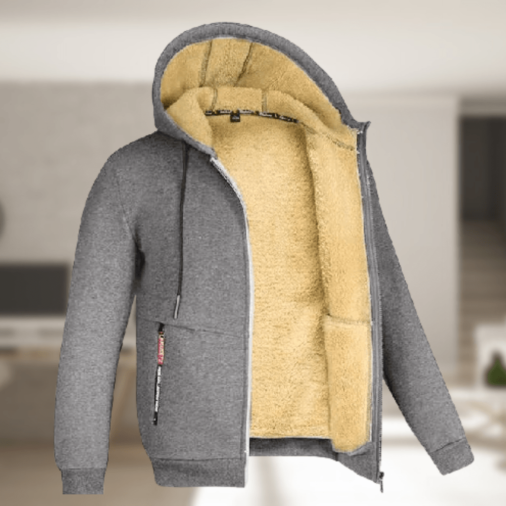 Silas | Chaqueta de invierno con capucha y forro de fleece