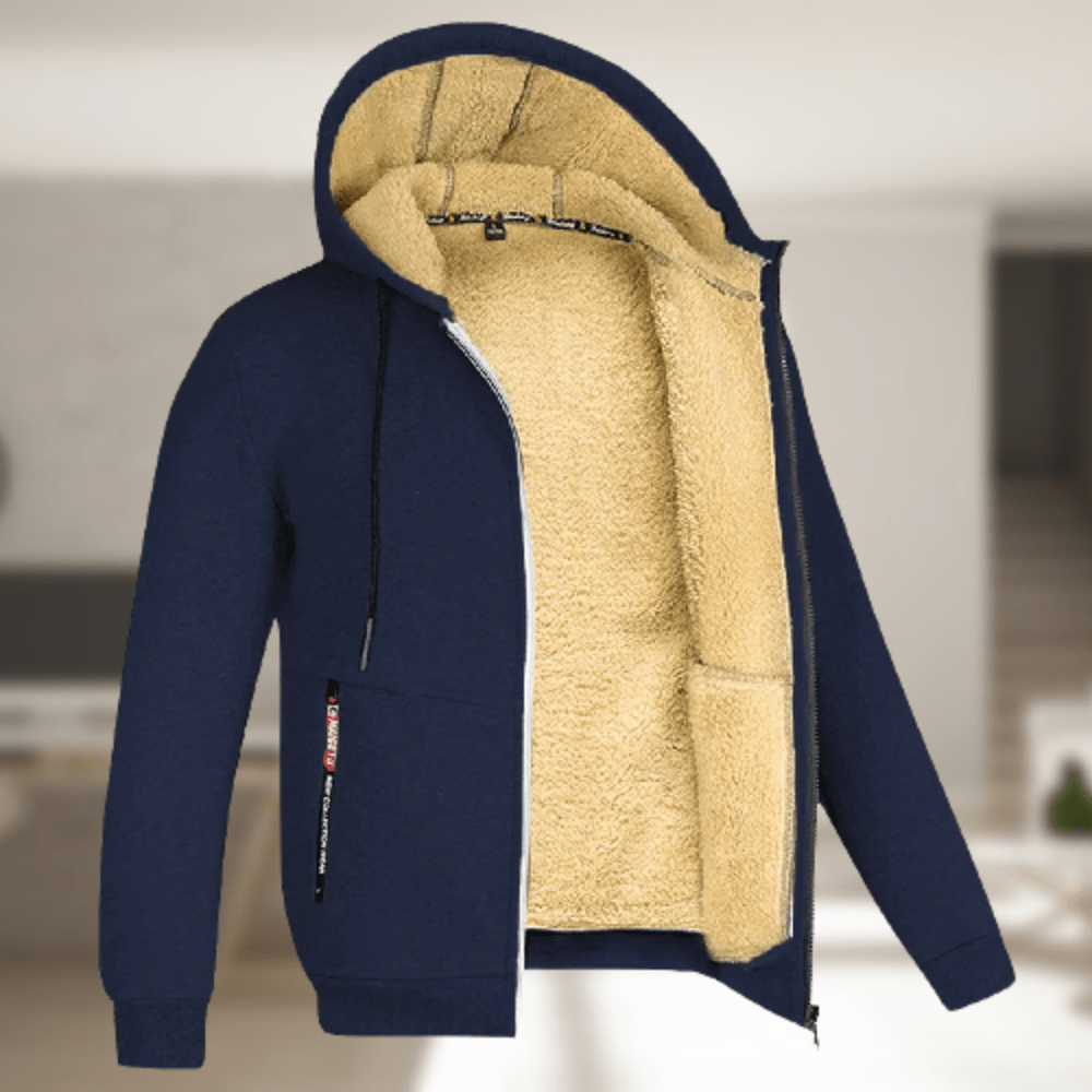 Silas | Chaqueta de invierno con capucha y forro de fleece