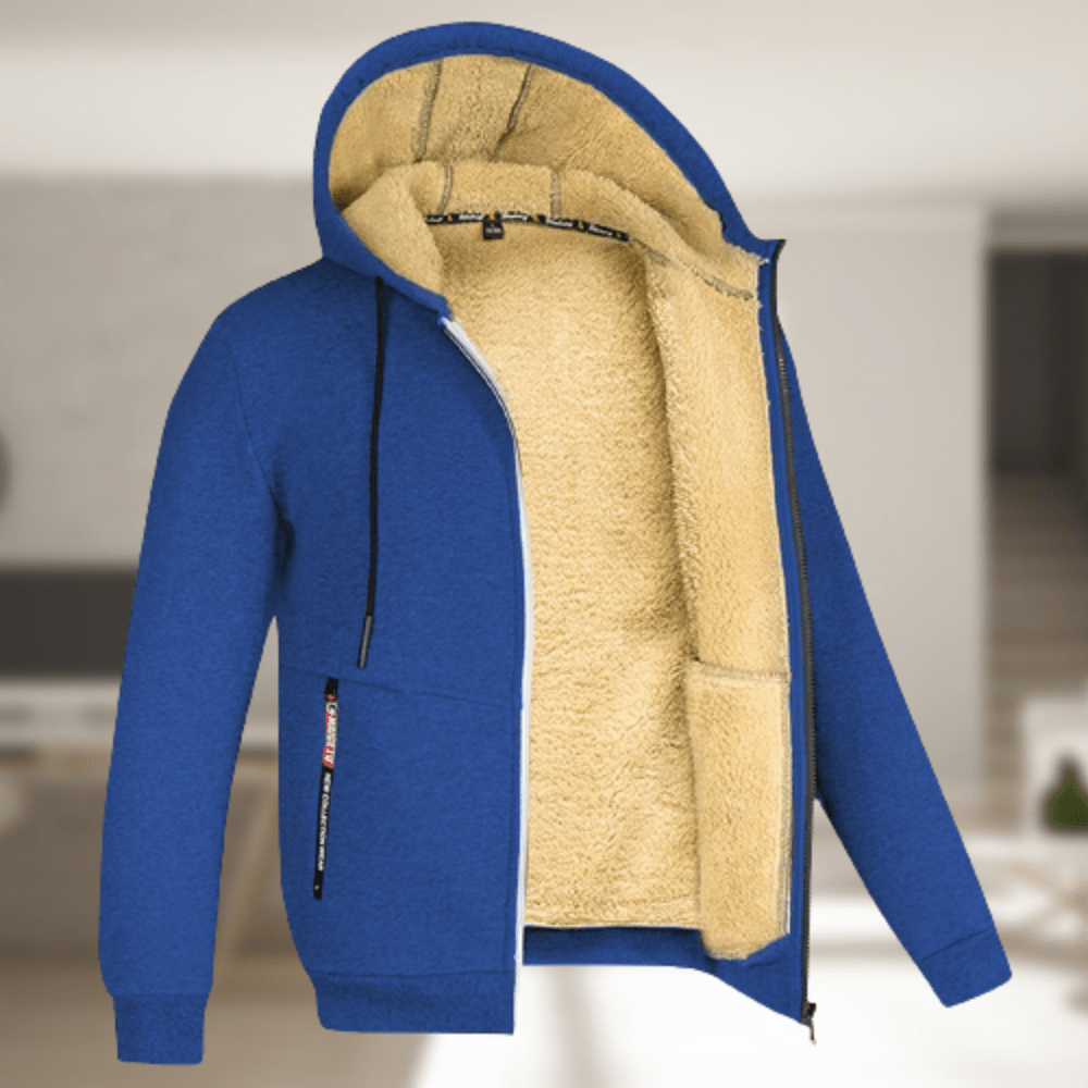 Silas | Chaqueta de invierno con capucha y forro de fleece