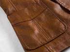 Nicolás – Blazer de Cuero Elegante y Estilizado