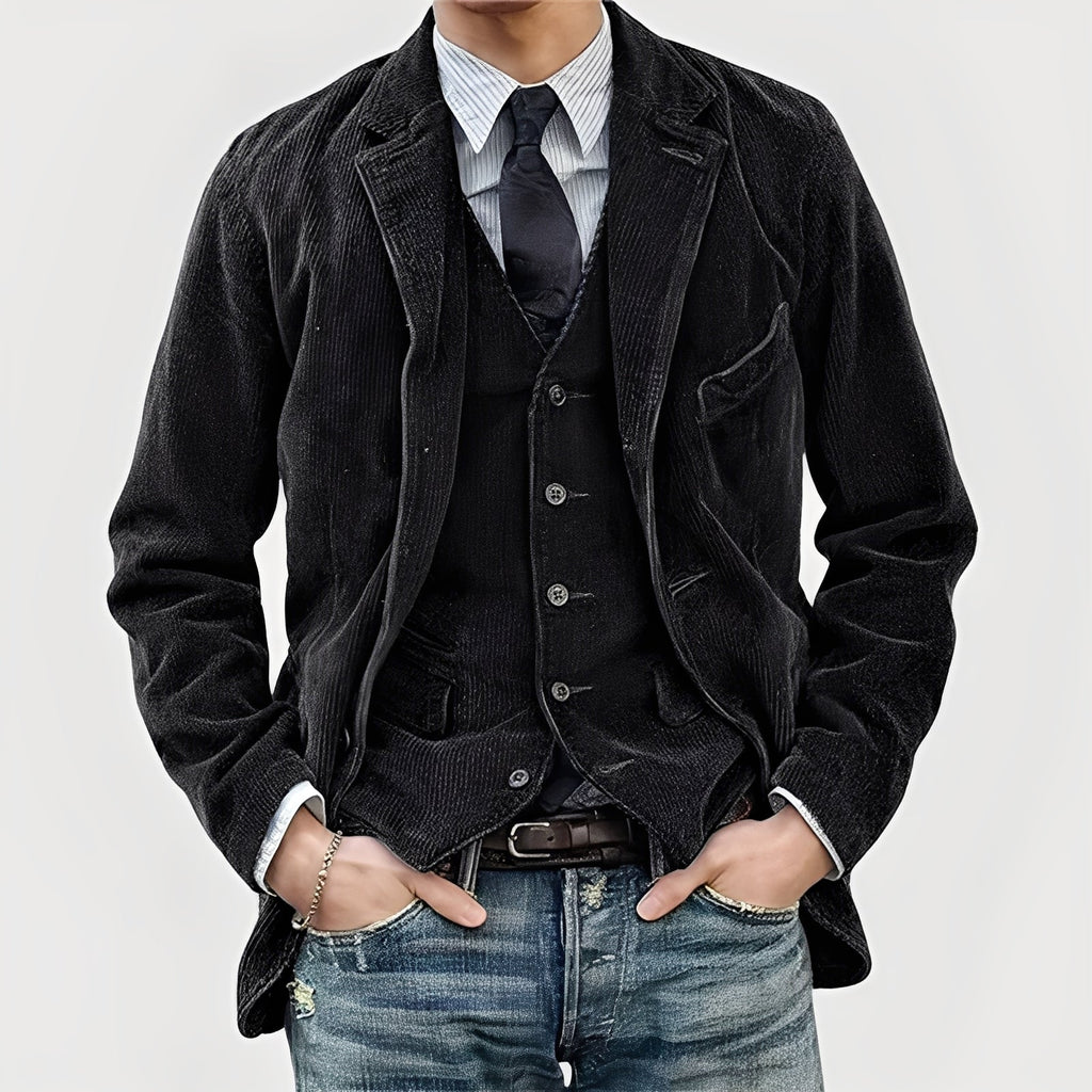 Thomas | Chaqueta y chaleco vintage para hombre