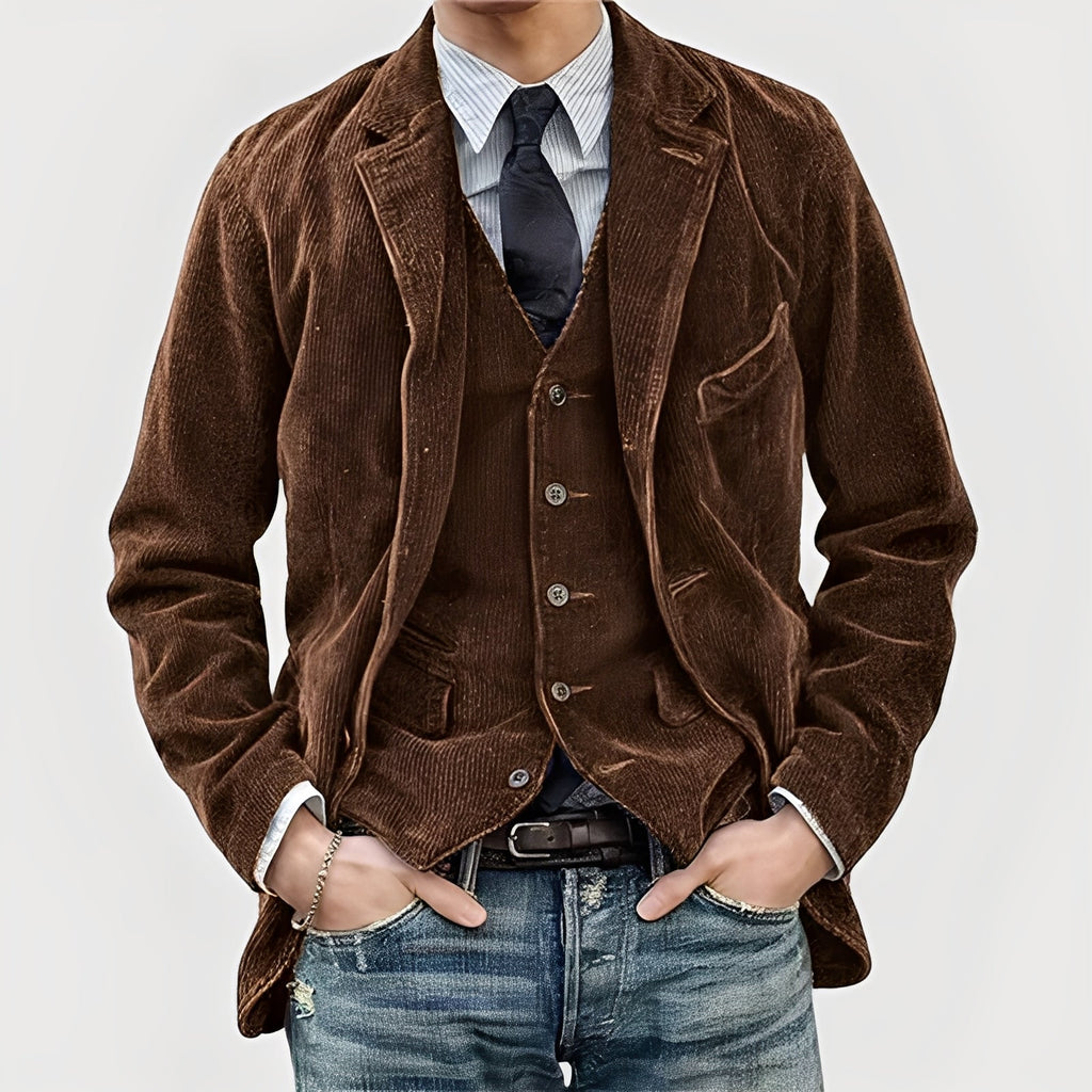 Thomas | Chaqueta y chaleco vintage para hombre