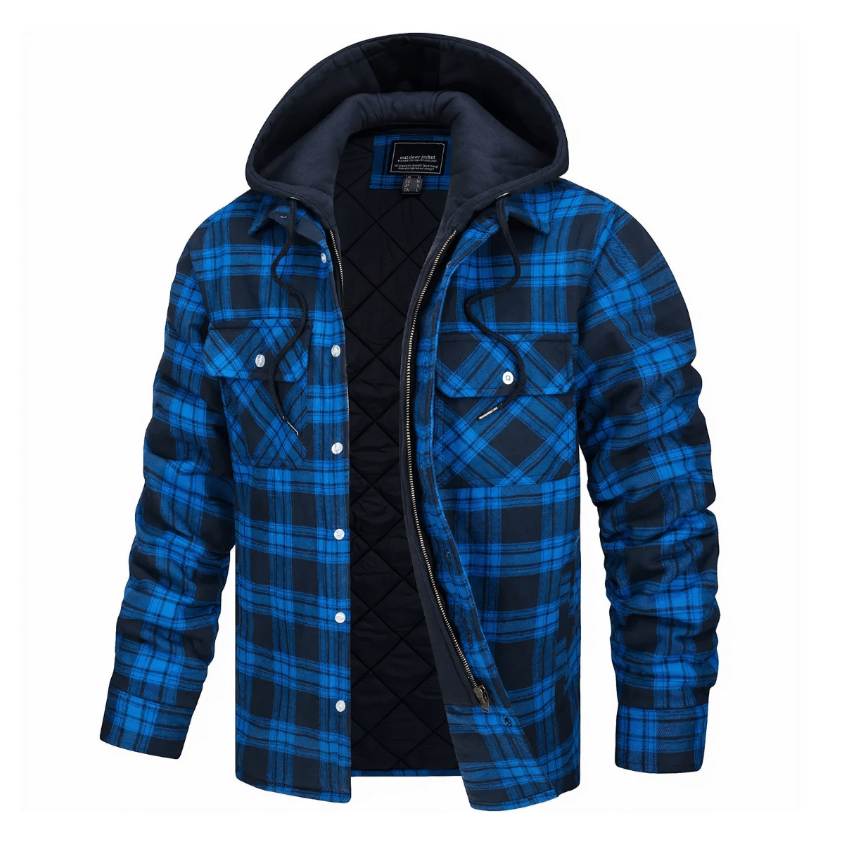Tibor | Chaleco casual para hombre con capucha desmontable