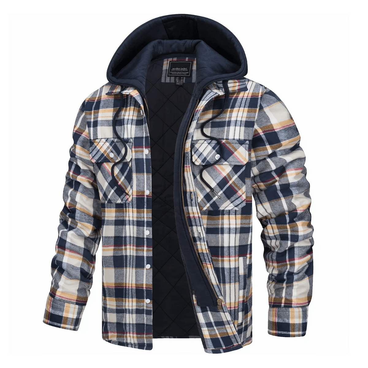 Tibor | Chaleco casual para hombre con capucha desmontable