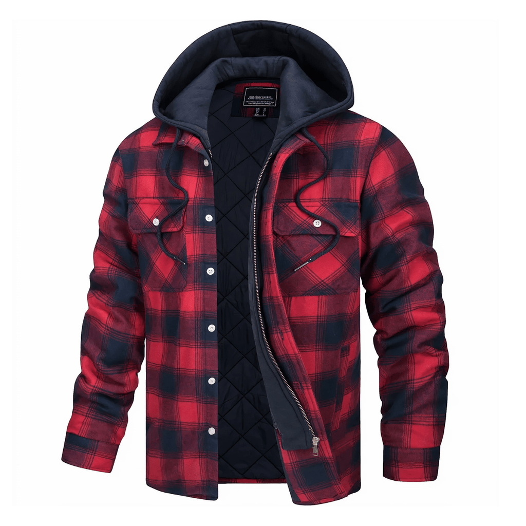 Tibor | Chaleco casual para hombre con capucha desmontable