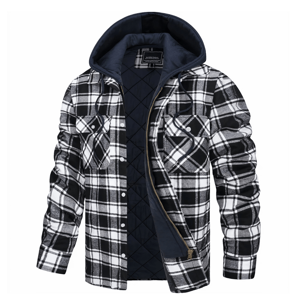 Tibor | Chaleco casual para hombre con capucha desmontable