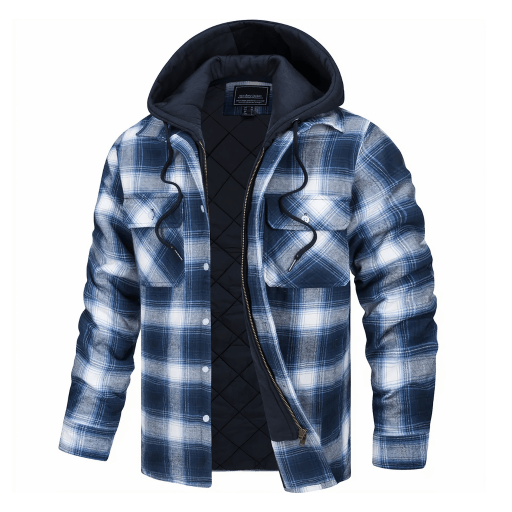 Tibor | Chaleco casual para hombre con capucha desmontable