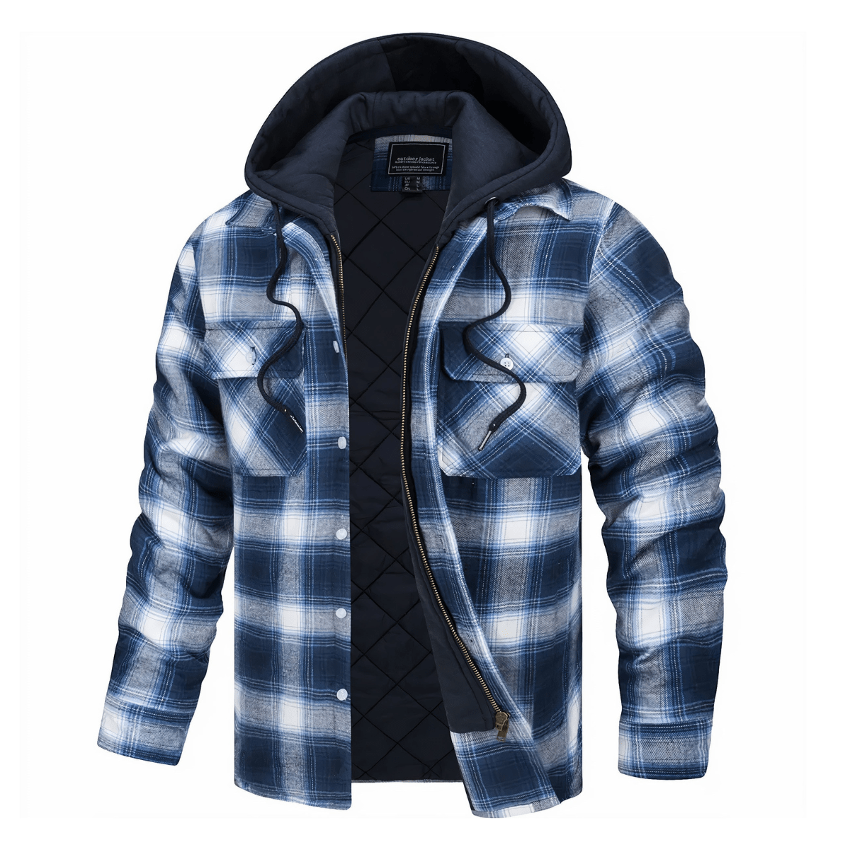 Tibor | Chaleco casual para hombre con capucha desmontable