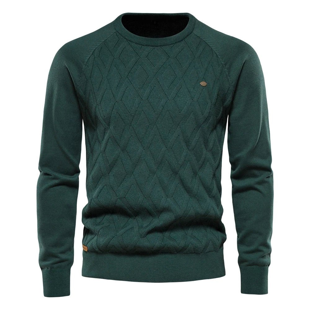 Daniel | Suéter de hombre con diseño de rombos