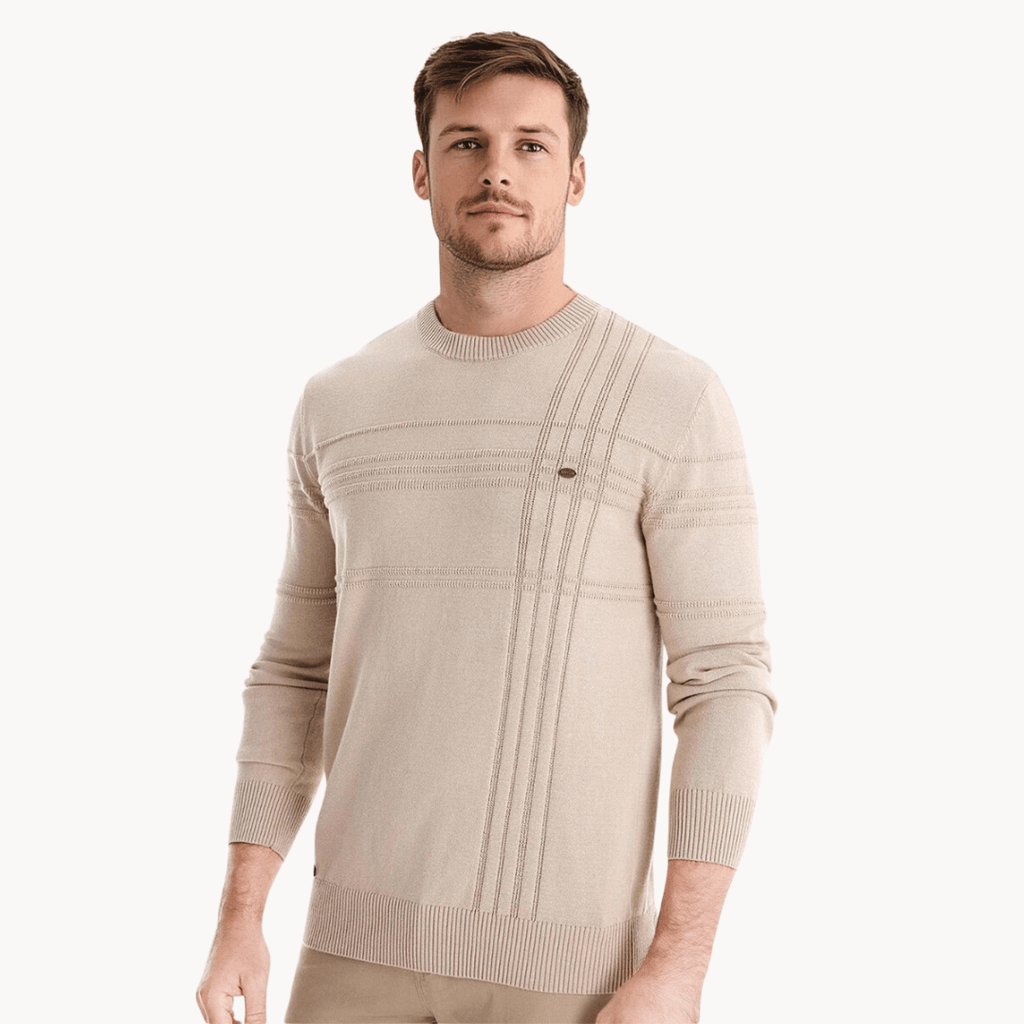 Gabriel | Suéter de hombre con diseño de rombos