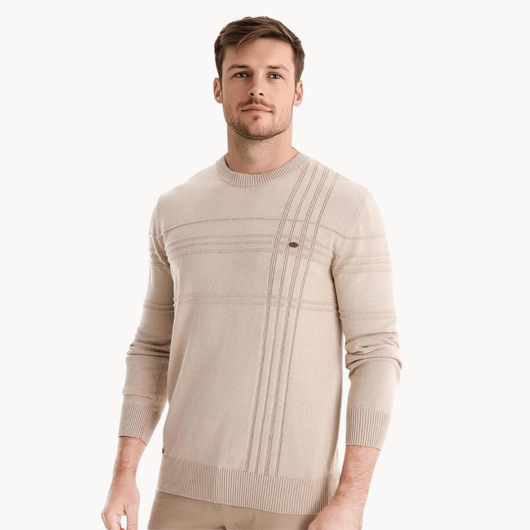 Gabriel | Suéter de hombre con diseño de rombos