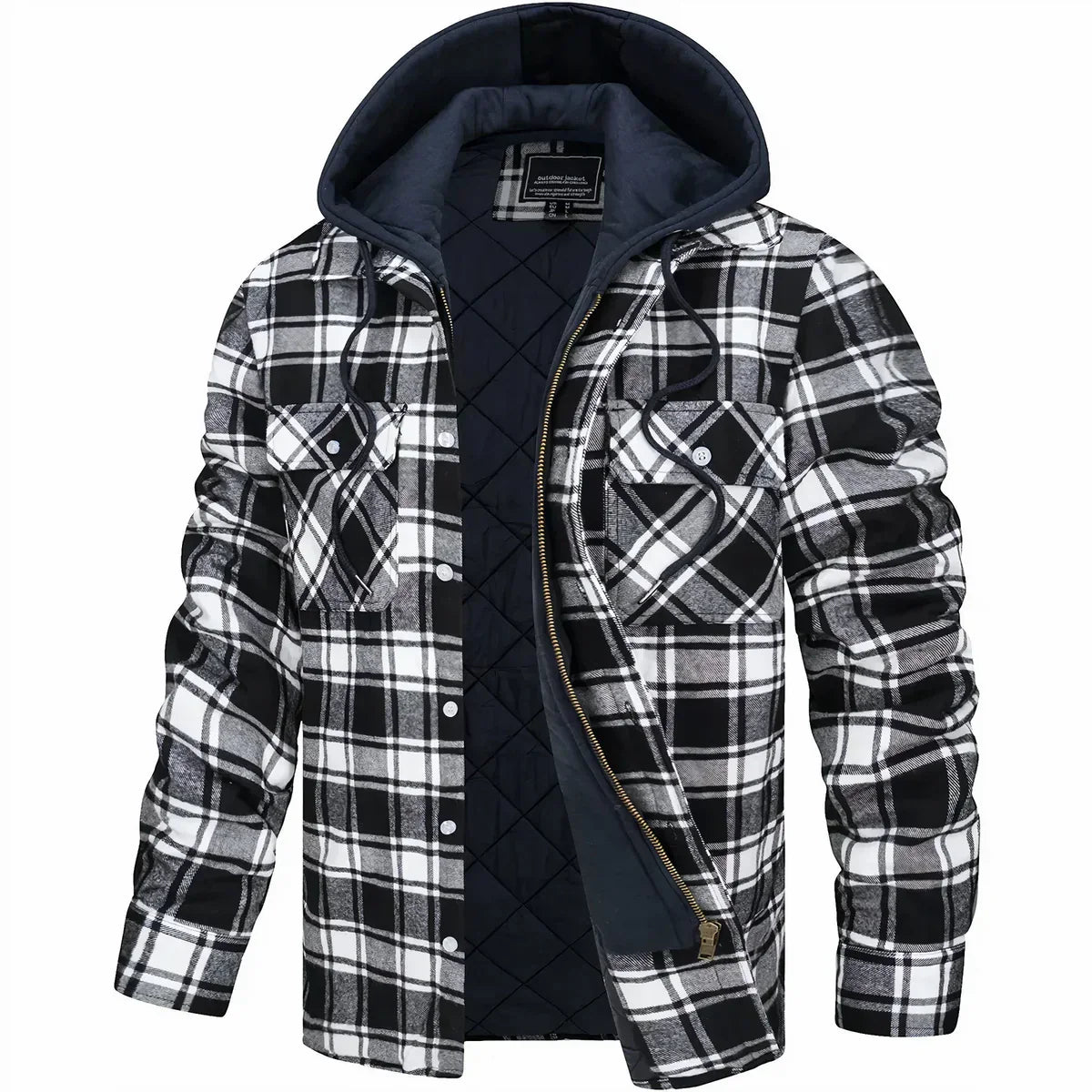 Lars - Chaqueta de Invierno Moderna con Capucha