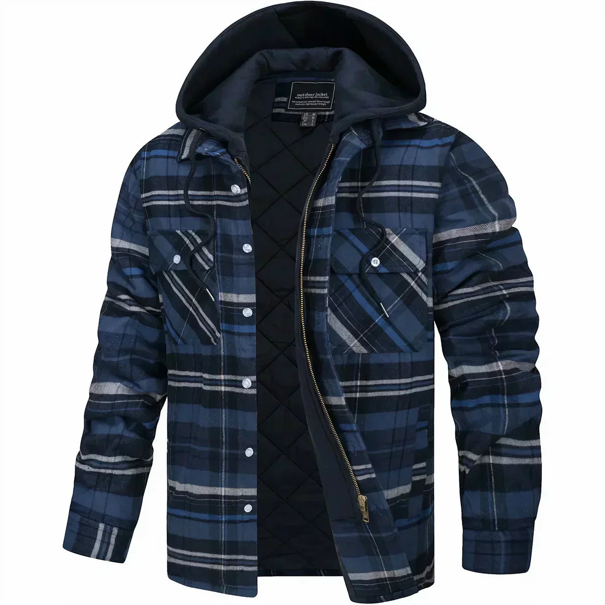 Lars - Chaqueta de Invierno Moderna con Capucha